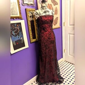 Vintage Goth Vampire Gown